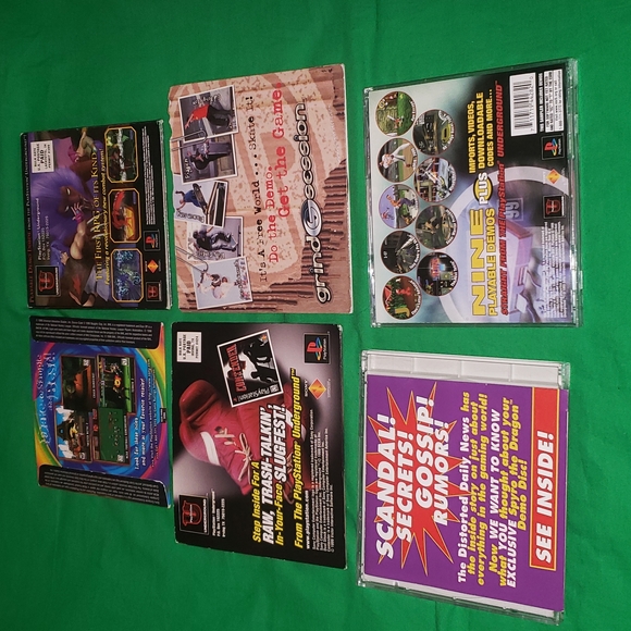 Playstation 1 Sampler Demo Discs Legend of Legal Spyro Tony Hawk Contender - Picture 8 of 8